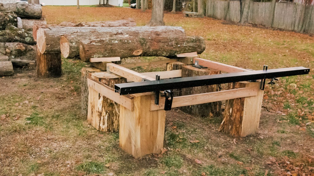 Chainsaw Mill Log Table •